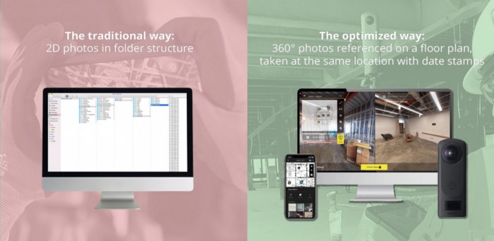 The way how progress is captured has changed significantly with 360° photo capture.