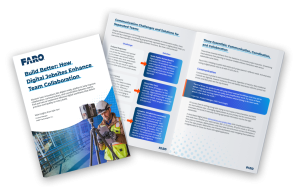 A digital mockup of the Build Better with digital jobsites eBook with Kyle Tarr on the cover