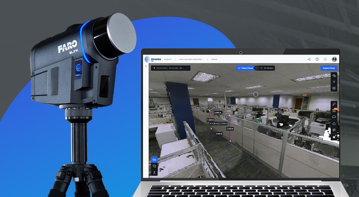 FARO Blink Imaging Laser scanner and Sphere XG