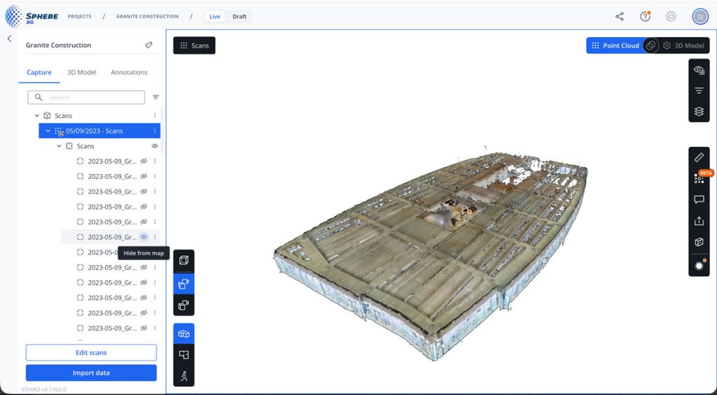 SphereXG 3D View Hide