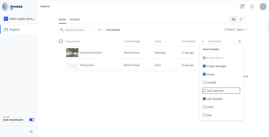 SphereXG Project Navigation